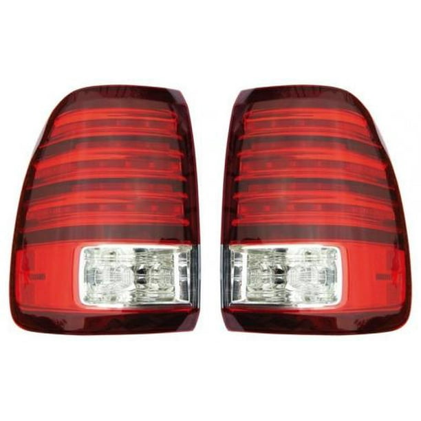 GOPARTS PAIR/SET Replacement for 2006 2007 Lexus LX470 Rear Tail