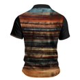 thumbnail image 4 of Fabrcox S-4XL Men Polo Shirts Short Sleeve Color Block Golf Shirts Men Striped Lightweight Casual Athletic Gym Mens Shirts Big and Tall Brown XXL, 4 of 4