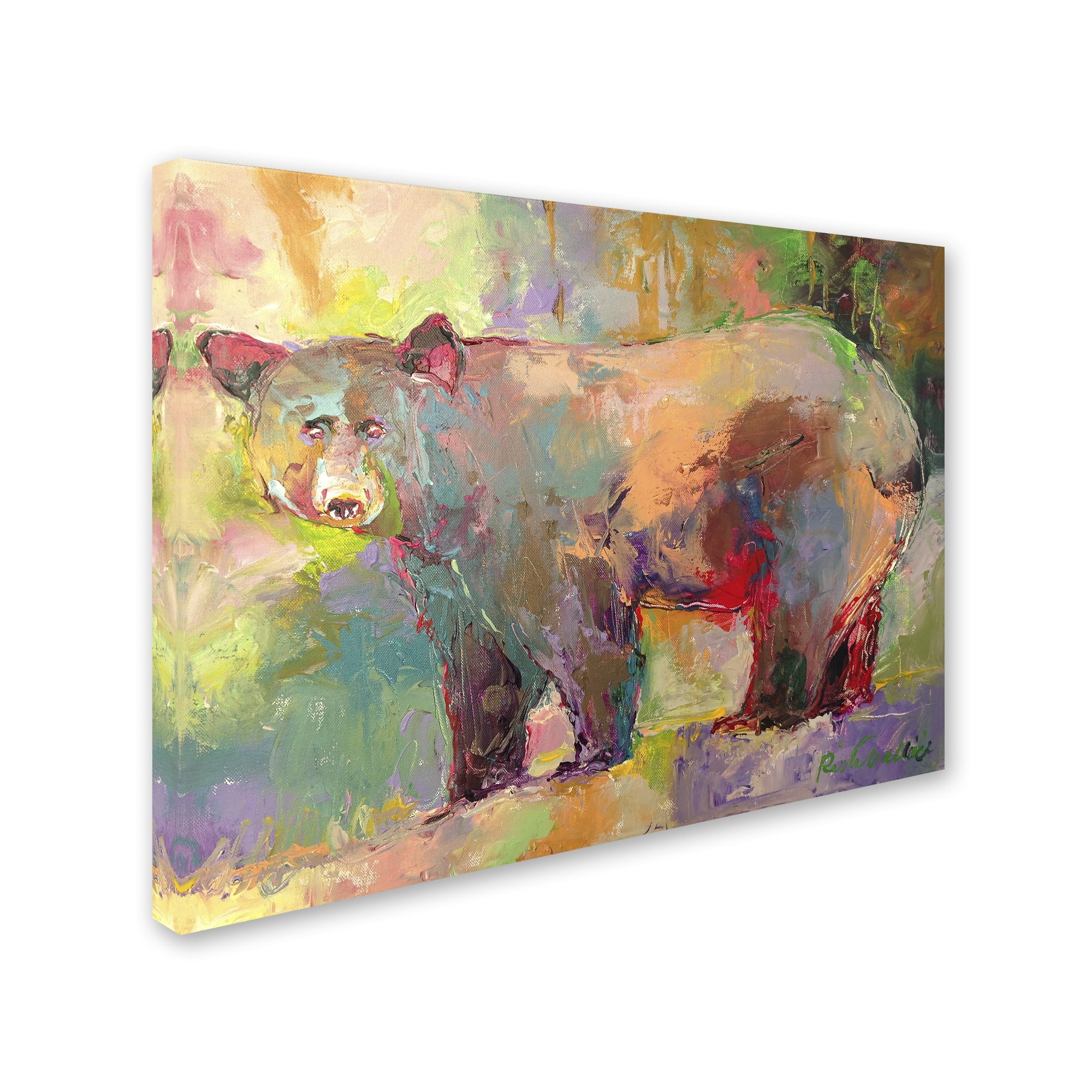Trademark Fine Art 'Art Bear II' Canvas Art by Richard Wallich