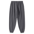 thumbnail image 3 of RXIRUCGD Pantalon Décontracté pour Homme à Couleur Unie avec Cordon à la Cheville, Pantalon Pleine Longueur, Gris, Taille : L, 3 of 6