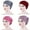 Wine Red,Grey,Dark Pink,Purple, variant on Meidiya 4 Pieces Turban Hats for Women Soft Pre Tied Knot Fashion Pleated Turban Cap Beanie Headwrap Sleep Hat Fashion Women's Chemo Hat Cover