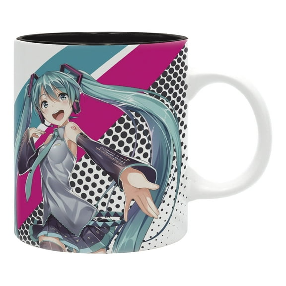 ABYstyle Officially Licensed Hatsune Miku Ceramic Mug | 11 oz. Anime Coffee & Tea Cup, Dishwasher & Microwave Safe, Manga Gift Drinkware