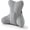 Zinc Gray, variant on Lumbar Support Pillow(Pat. Pend) – Multi-Functional Ergonomic Back Cushion for Sofa Chair, Car Seat & Sofa, Reading Pillow with Firm Multi-Zone Support to Relieve Lower Back Pain, Misty White