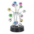 thumbnail image 4 of Ymiko Plastic Revolving Ball Rotation Perpetual Motion Home Table Decoration Model for Home Office, 4 of 8