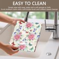 thumbnail image 4 of Placemat, Pioneer Flower Floral Print Pattern Place Mats Table Mat Set Of 2, PVC Washable Placemats for Party Kitchen Dining Decoration, 18x12 Inch, Fade Resistant, 4 of 6