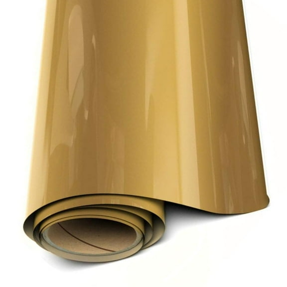 Siser EasyWeed Stretch Heat Transfer Vinyl -Gold 12x15" Sheet - HTV Iron On Vinyl