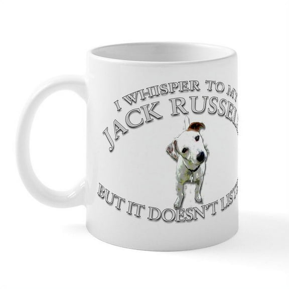 CafePress - JACK RUSSELL DOG WHISPERER Mug - 11 oz Ceramic Mug - Novelty Coffee Tea Cup