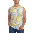 thumbnail image 1 of Bingfone Boho Pattern Men's Tank Tops Workout Sleeveless Tee Shirts Running Beach Tanks for Men-3X-Large, 1 of 7