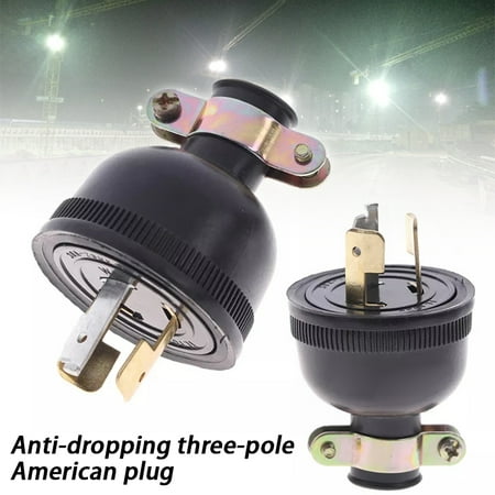 

Karcher One-Piece Locking Plug for Accessories for 2.5kw Generators 168f/170f GX160 Trip Protection Three-Pole Plug US Plug
