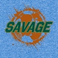 thumbnail image 2 of Boy's Lost Gods Savage Soccer Performance Graphic Tee Royal Blue Heather Large, 2 of 4