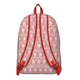 thumbnail image 4 of Ethnic Floral Pattern School Backpack – Retro Boho Canvas Bookbag with Comfortable Carrying, Anti-theft Multifunctional Design, Perfect for Daily Commuting and Short Trips, 4 of 5