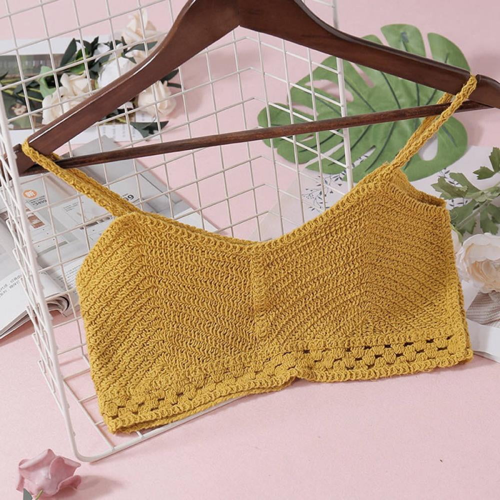hand knitted crop top