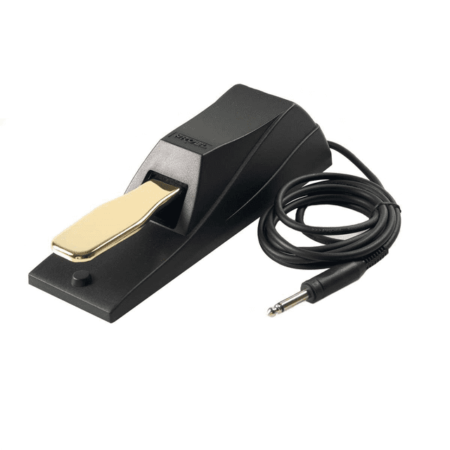 Pedal de Sustain Proel GF-01 para Teclado y Sintetizadores Acabado en oro