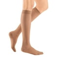 thumbnail image 2 of mediven sheer & soft for Women, 20-30 mmHg Calf High Closed Toe Compression Stockings, Wheat, I-Petite, 2 of 4