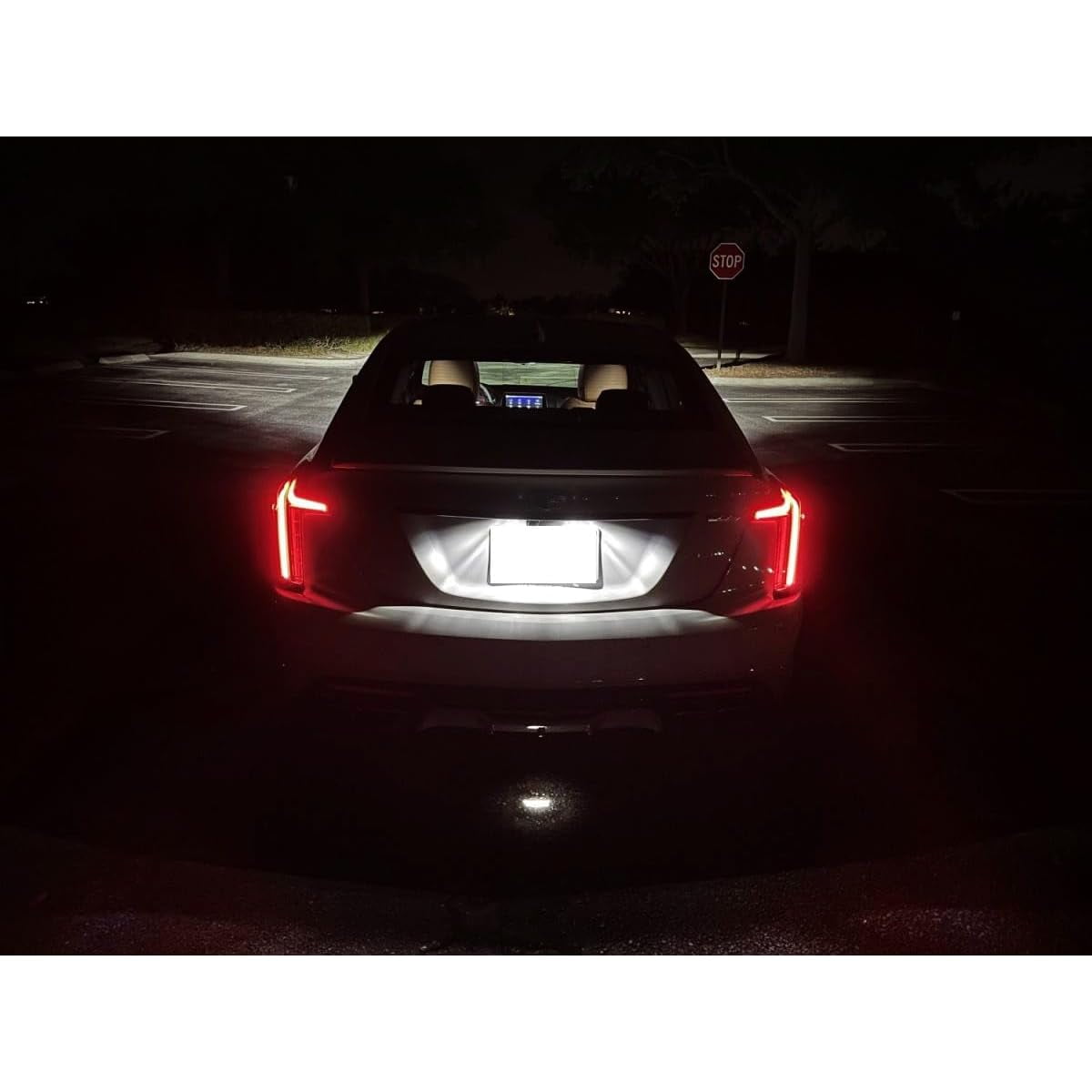 Can-Bus Error Free OEM-Fit 3W Full LED License Plate Light Kit For Cadillac 2017-22 XT5, 2019-20 CT6, Chevy 2018-22 Traverse, Buick Enclave