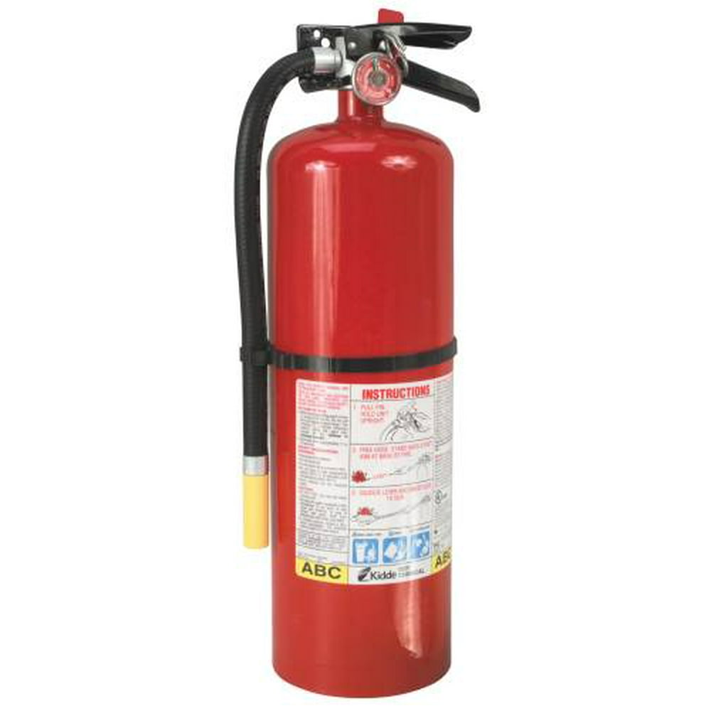 FIRE EXTINGUISHER PRO 10 LB MULTIPURPOSE 4A60BC RECHARGEABLE