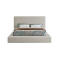 thumbnail image 7 of Meridian Furniture Devin Queen Contemporary Fabric Standard Beds, Beige, 7 of 7