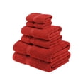 thumbnail image 2 of Premium Egyptian Cotton Highly Absorbent Assorted 6-Piece Plush Towel Set - 30" x 55", 20" x 30", 13" x 13", 2 of 9