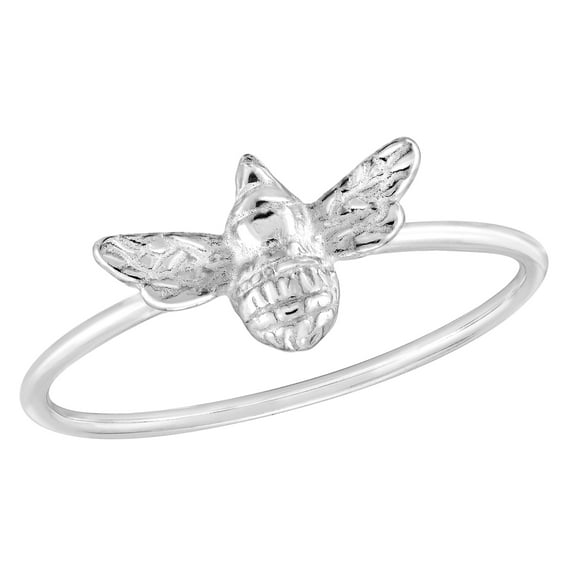 Mini Bumble Bee Personal Power .925 Sterling Silver Ring-6