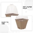 thumbnail image 3 of TABLZONE 36Pcs Propagation Containers Set Paper Pulp For Indoor Gardening Plant Growth, 3 of 6