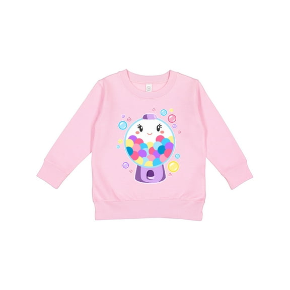 Inktastic Cute Gumball Machine and Bubbles Toddler Sweatshirt