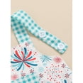 thumbnail image 6 of Bagilaanoe 4th of July Jumpsuit for Newborn Baby Girl Sleeveless Print Romper Overalls 3M 6M 9M 12M 18M Infant Long Pants Independence Day Clothes, 6 of 7