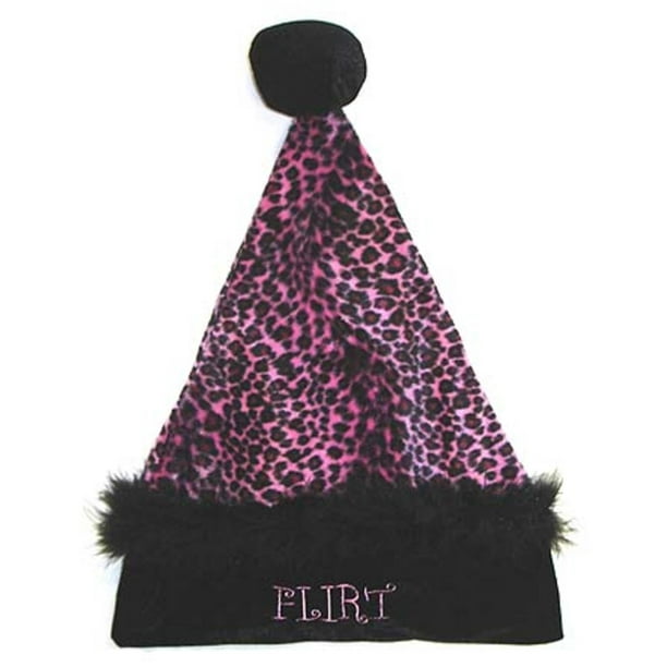 Leopard print on sale christmas hat