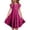 Hot Pink, variant on RTKFRFLM Kids Solid Round Neck Ruffle Sleeve Tiered Cake Dress Sweet Princess Party Gown for Girls Summer Birthday Wedding Guest School Formal Outfits White 12-13 Years