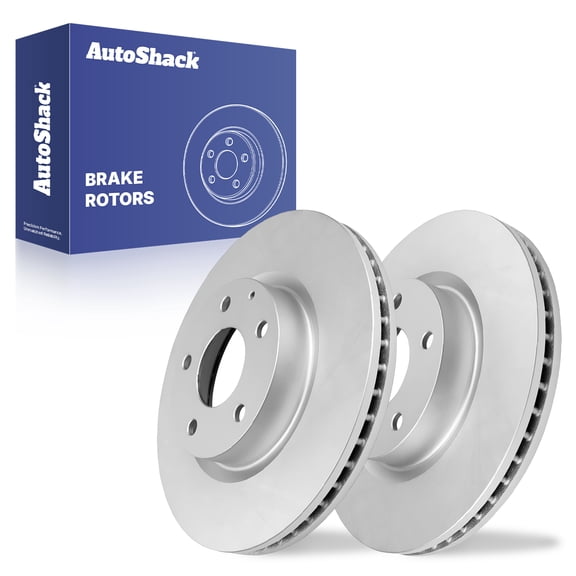 AutoShack 11.02" (279.9 mm) Front Vented Brake Rotors Coated | Replacement for 2014-2016 Mazda 3 2016-2022 Mazda CX-3 | 2-PC Set | ArmorStop