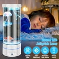thumbnail image 4 of Grusce Jellyfish Lamp, 17 Color Fantasy Aquarium Night Light, Remote Control&USB Powered Artificial Fish Tank Lamp with Moving Fish, Decoration for Living Room and Office-white-, 4 of 13