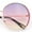 Gold Pink - Purple Yellow, variant on Womens Oversized Round Metal Rim Fashion Luxury Sunglasses Gold Brown - Brown