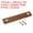 Brown Gold 5.4", variant on Unique Bargains Leather Furniture Handles Drawer Knobs Pulls Black Silver 6.7"