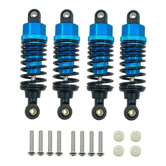 Esquirla 4pcs Shock Absorbers Shock Absorber Set 55mm Replacement for Tt-02 TA03 Car Accessories , blue