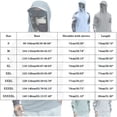 thumbnail image 2 of APEXFWDT Men's Performance Fishing Hoodie Sun Shirt with Mask Big&Tall UPF 50+ Sun Protection Long Sleeve Shirts with Neck Gaiter,XXXL,Army Green, 2 of 4