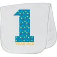 thumbnail image 2 of Inktastic First Birthday-1 Year Old Baby Burp Cloth, 2 of 3