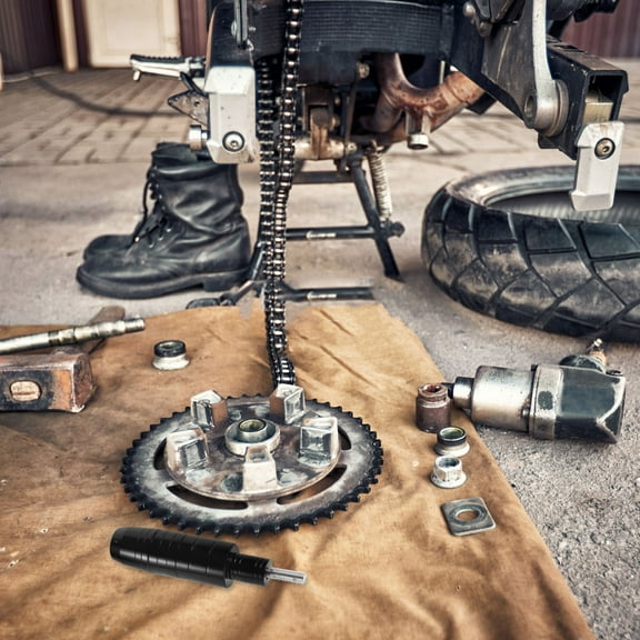 LABSERRON Motorcycle Frame Sliders Crash Impact Absorption Metal 11.50X3.00X3.00Cm 1Pcs