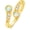 Opal, variant on 14K Yellow Gold Adjustable Toe Ring for Women, Real Gold Gemstone Open Toe Rings Fine Summer Beach Foot Fine Jewelry Gifts for Mom Wife Nana Birthday Christmas Mother's Day