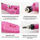 thumbnail image 3 of Juego de cuidado de manicura y pedicura con taladro eléctrico para uñas, sistema de mini kit de uñas para pulir, arreglar y pulir uñas en casa Xemadio XM046, 3 of 9