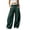 Dark Green, variant on COMVALUE Womens Wide Leg Pants Loose Fit Striped Trouser with Pockets, Y2K Casual Palazzo, Vintage Holiday Work Business Office Trousers, Soft Bottoms Fall Summer (Blue, L)
