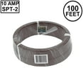 thumbnail image 2 of Novelty Lights 100' Brown SPT-2 Zip Extension Cord Wire Spool, Make Custom Extension Cord, 18 AWG Wire, 2 of 4