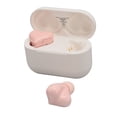 thumbnail image 1 of Auriculares inalámbricos con forma de corazón, auriculares estéreo hifi 5.3 con estuche de carga, auriculares intrauditivos, tiempo de reproducció de 20, 1 of 7