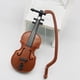thumbnail image 5 of Mini violín de plástico para casa de muñecas, manualidades en miniatura, modelo de instrumento musical para casa de muñecas, accesorio para casa de muñecas., 5 of 9