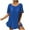 Blue, variant on fatyb Swimsuit Cover up for Women Short Sleeve Bathing Suit Cover up Womens Swimwear Dress for Beach