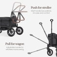 thumbnail image 4 of Evolur TrailBlazer Wagon Stroller, Black, 4 of 12