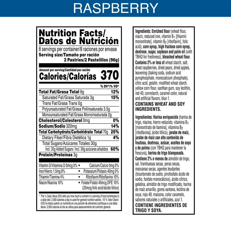 PopTarts Frosted Banana Creme Pie Instant Breakfast