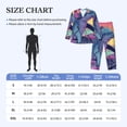 thumbnail image 3 of KLL Hip-Hop DJ Dolphin Sleepwear Mens Flannel Pajamas,Long Cotton Pj Set, 3 of 7