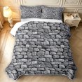 Erosebridal Natural Stone Pattern Quilt Full,Vintage Rock Full ...