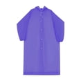 thumbnail image 1 of impermeable portátil, ligero y con capucha, reutilizable, ideal para senderismo, actividades al libre, para hombres y mujeres. Violeta, 1 of 8