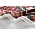 thumbnail image 4 of Spura Home Pictorial Diamond Bear Plaid Modern Quilted Sherpa Throw, 4 of 4