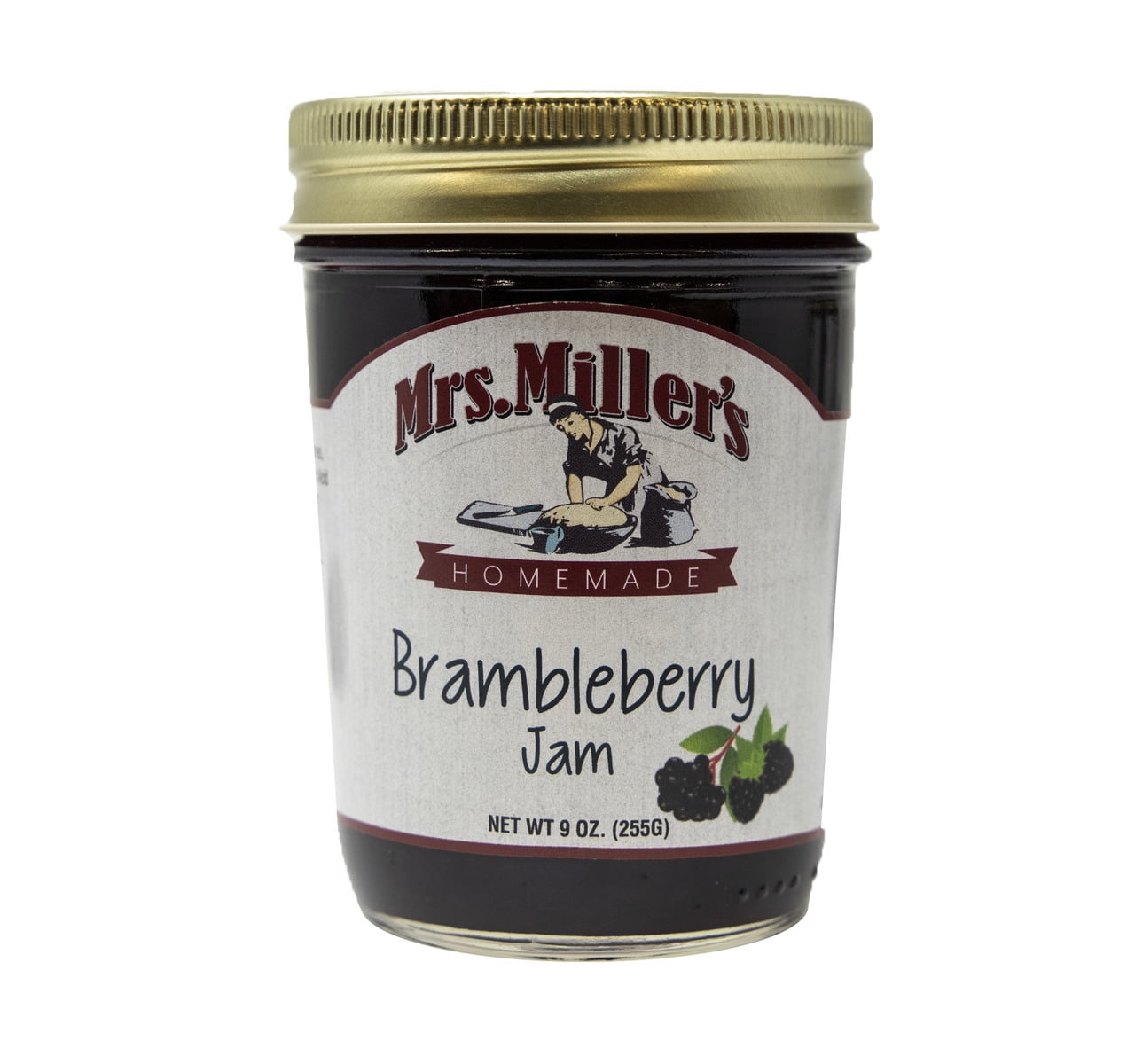 Mrs. Miller's Brambleberry (Blackberries & Black Currants) Jam, 2Pack 9 oz. Jars